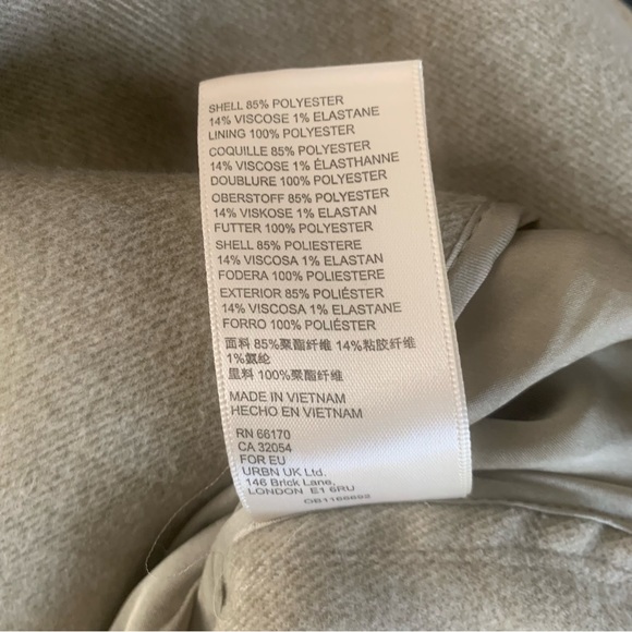 Free People Hanna Slouchy Oversized Double Breasted Coat size XS - Picture 8 of 13